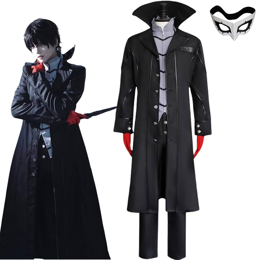 ペルソナ5 ジョーカー コスプレ Amazon.co.jp: ウィッグ追加可 雨宮蓮 Joker ジョーカー 怪盗 コスプレ